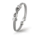 armreif silver infinity unendlichkeit uniqal armband
